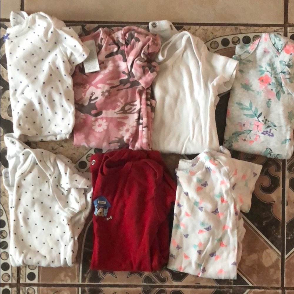 Baby girl onesies. Get all 7 for $5